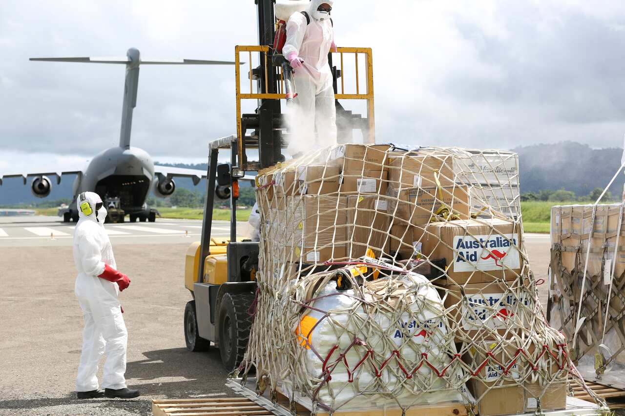 The Australian government has been sending support to Pacific Island Nations during the entire pandemic.