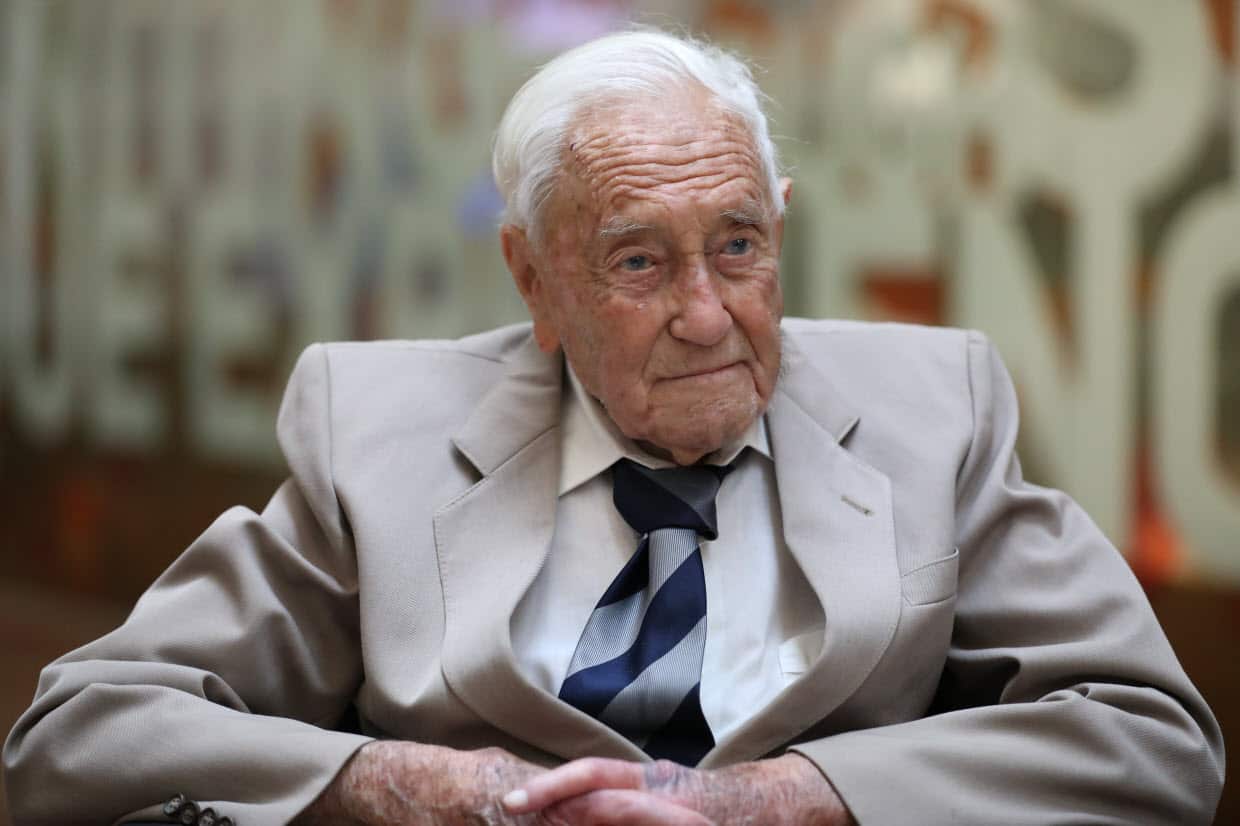 Australia's oldest scientist, Professor David Goodall, has arrived in Switzerland to end his life.