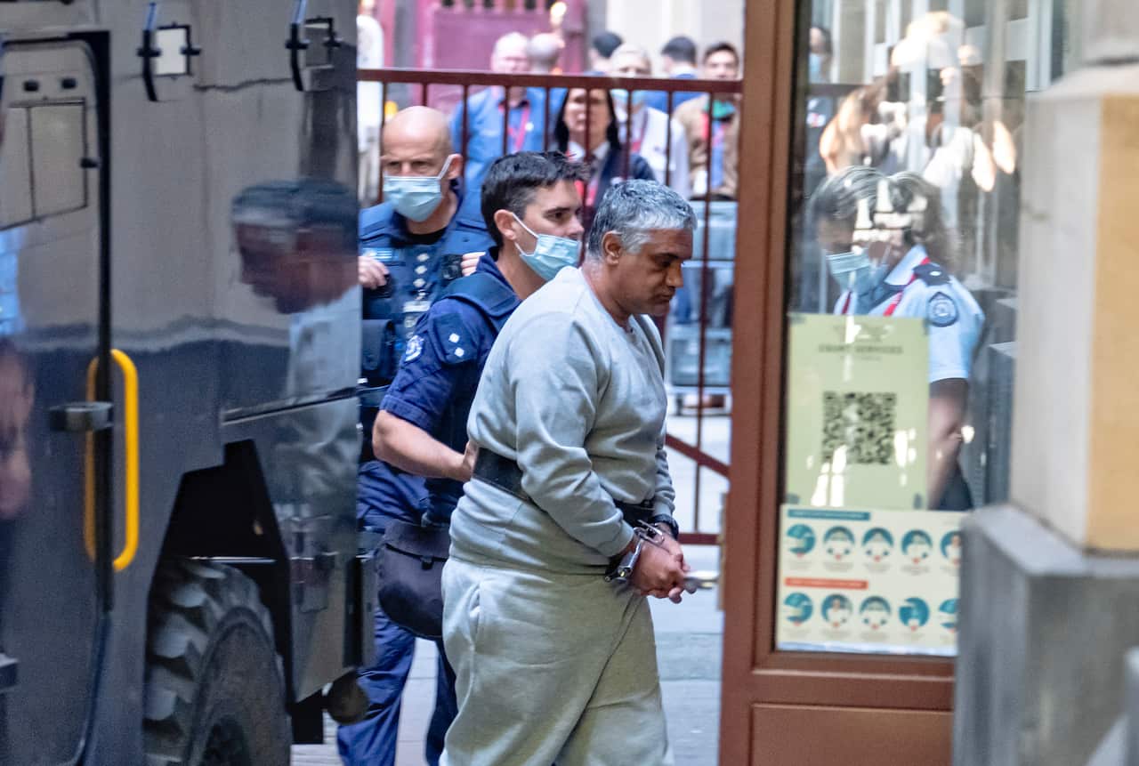 Mohinder Singh arrives to the Supreme Court of Victoria in Melbourne, on Friday, 12 March, 2021.
