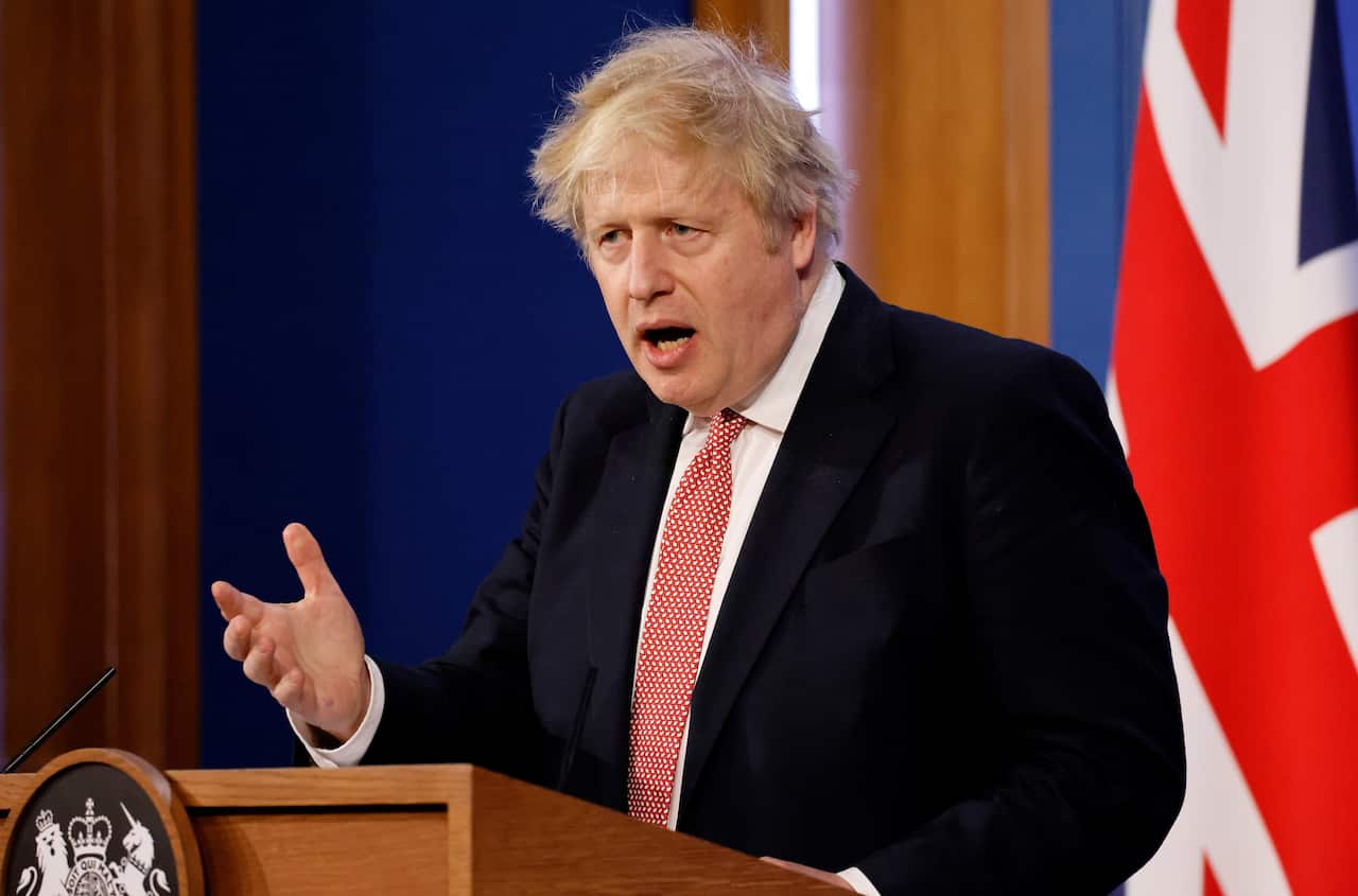 UK Prime Minister Boris Johnson.
