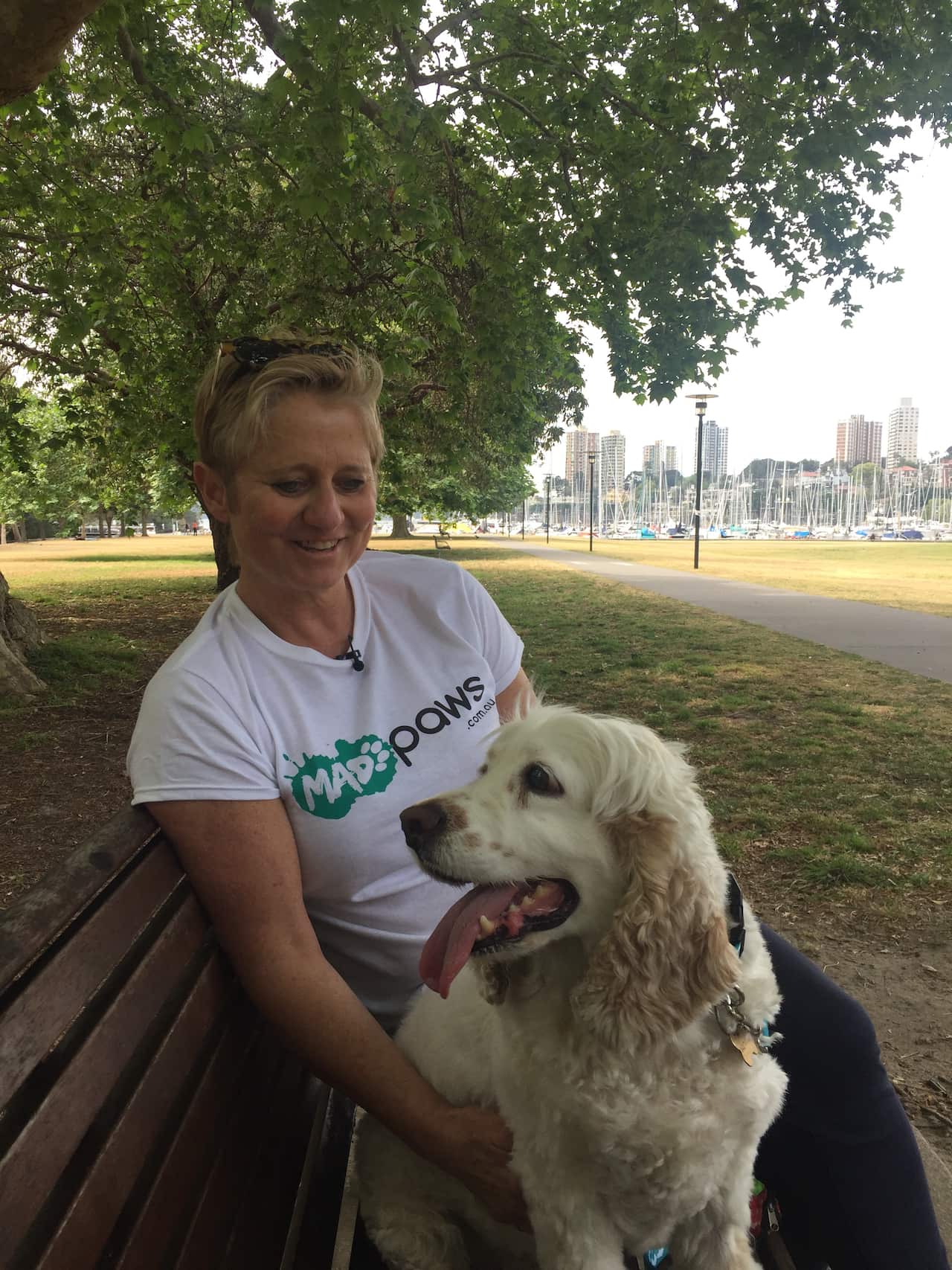 Fiona Wilkie is a dog sitter for Mad Paws.