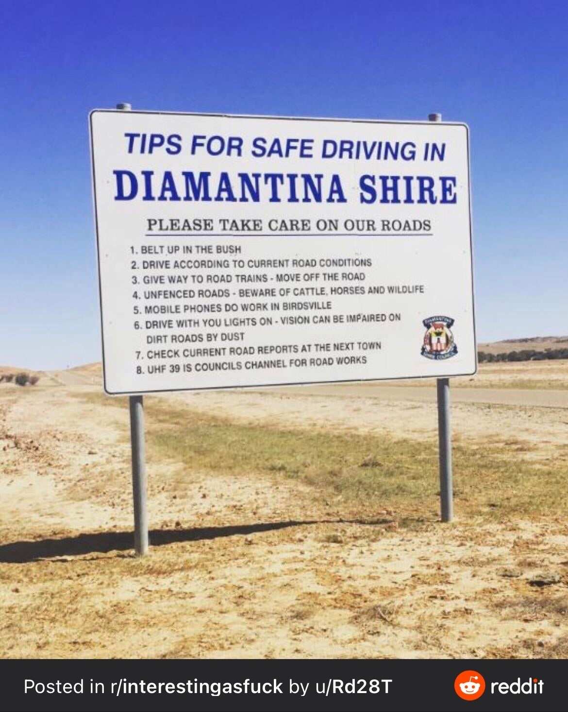 Safety is key on this long road.