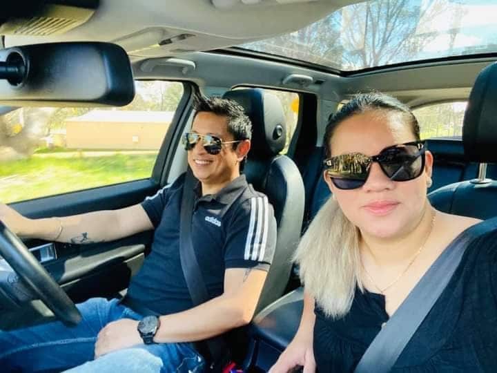 Aldrin with wife Cherryl in one of their memorable dates.