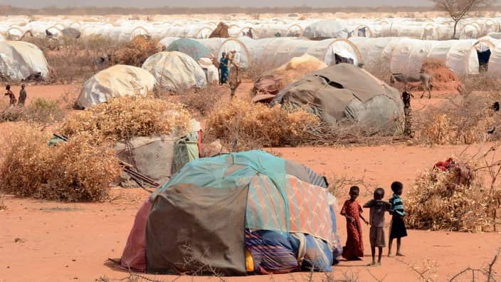 refugee camps in Dadaab, Kenya