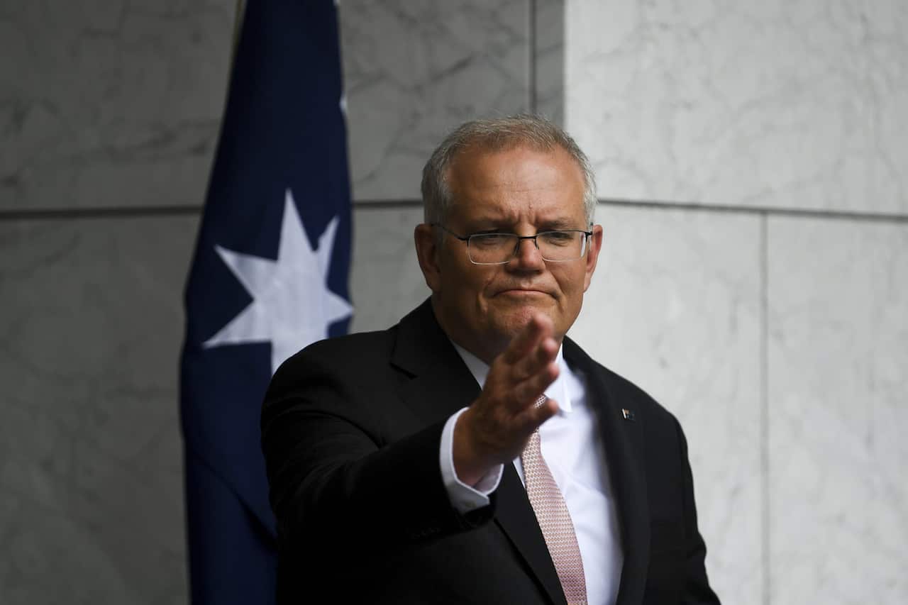 Prime Minister Scott Morrison after national cabinet