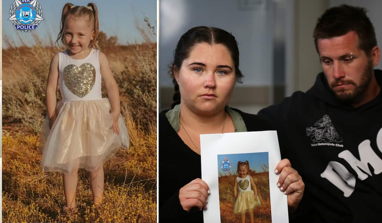 La policía sospecha que la niña de cuatro años fue secuestrada.