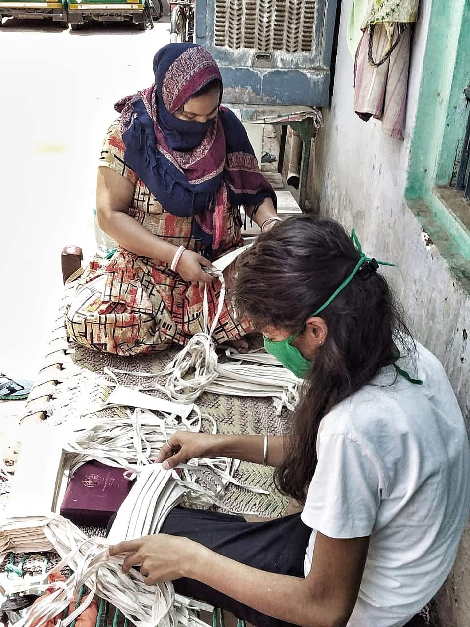 Women artisans at Chhoti si Asha in India