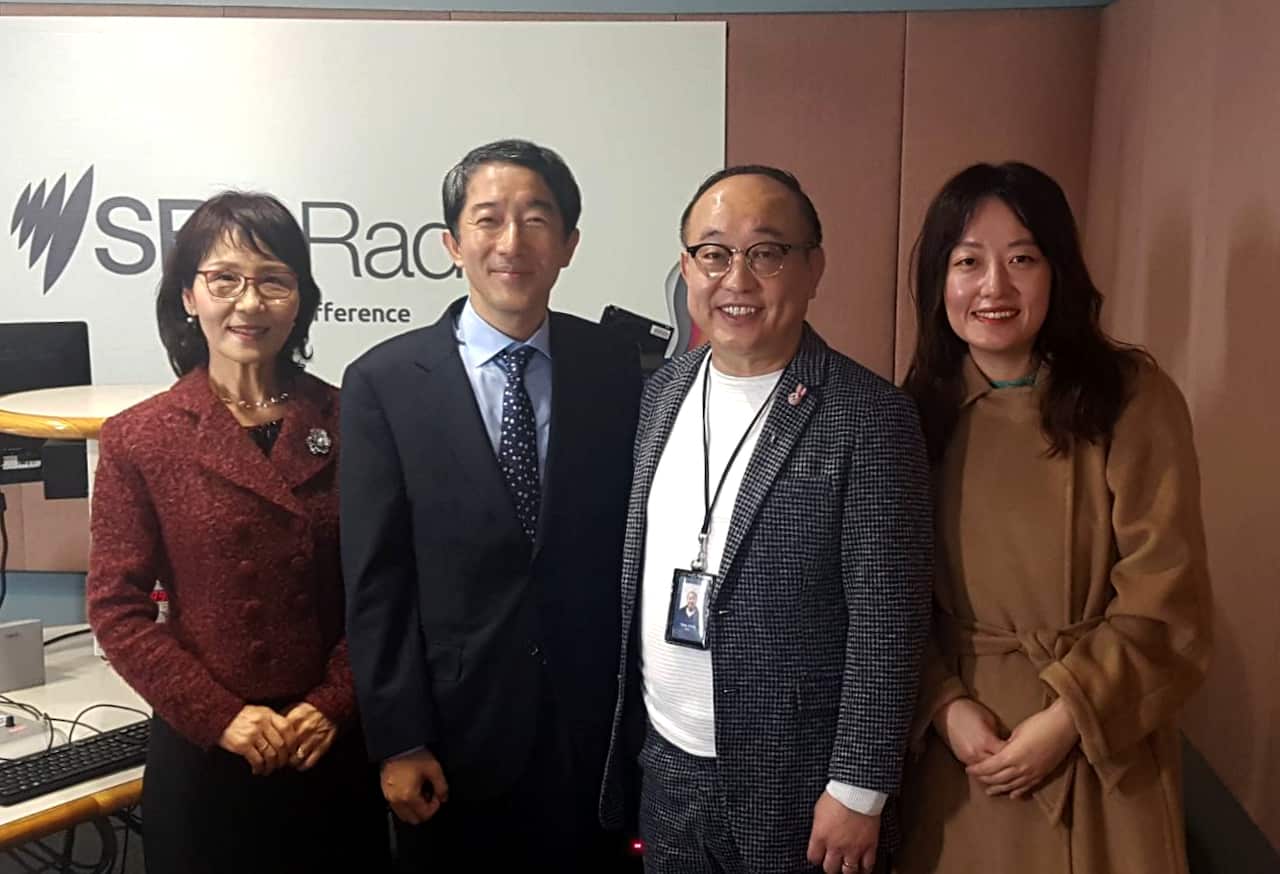 (From left) Korean Producer Clara Kim, Korean Consul-General Hong Sangwoo, EP Yang J. Joo, Director of the Korean Cultural Centre AU Sojeong Park