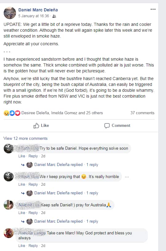 mark yourself safe on social media facebook