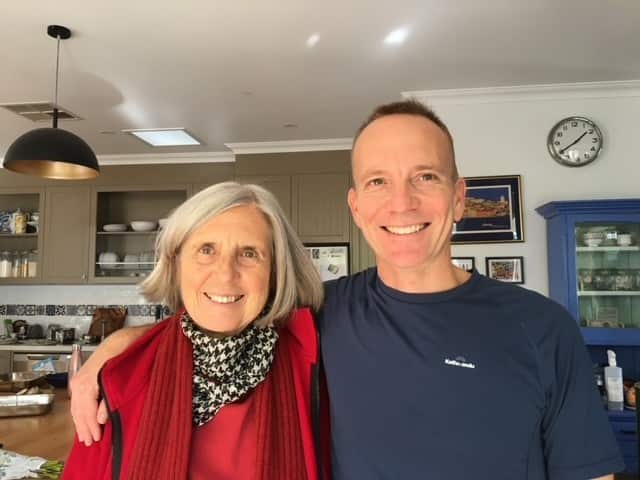 Daniela Costa in a recent photo with her son