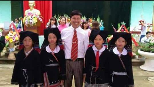 Thầy giáo Đào Quang Thực lúc còn đi dạy