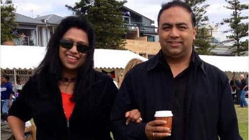 Rupen Datta (right) and his wife Anamika