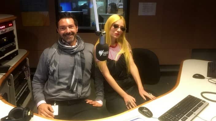Paola Dalai con Davide Schiappapietra nei nostri studi
