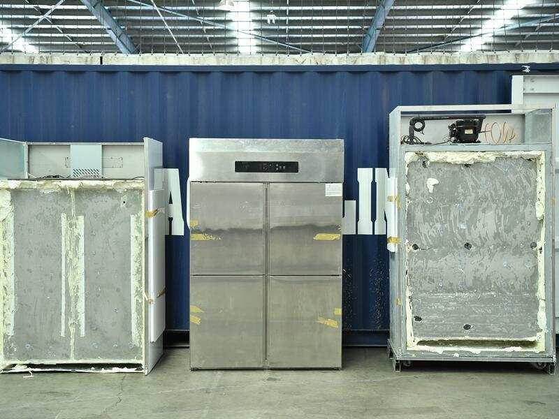 Fridges used to conceal drugs found in Sydney raid.