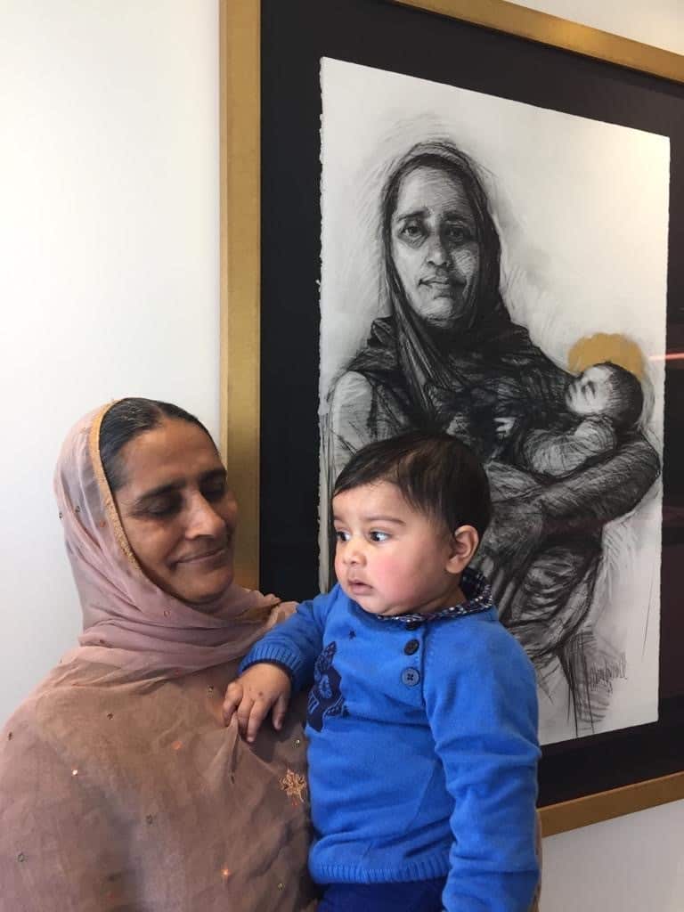 Portrait by artist Daniel Connell