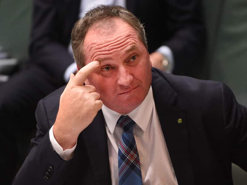 Acting Prime Minister Barnaby Joyce