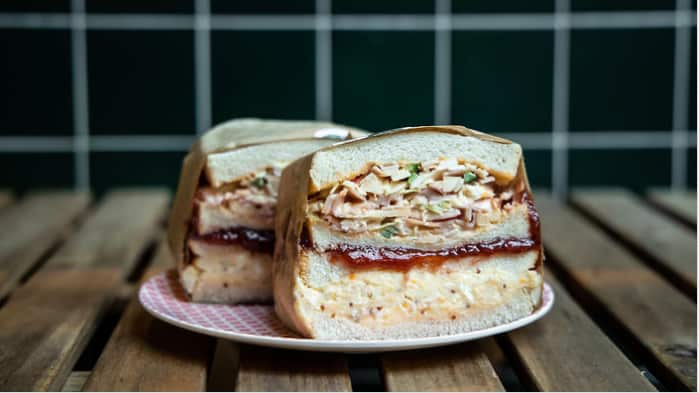 The menu revolves around sandwiches, with the Idol sandwich as the drawcard.