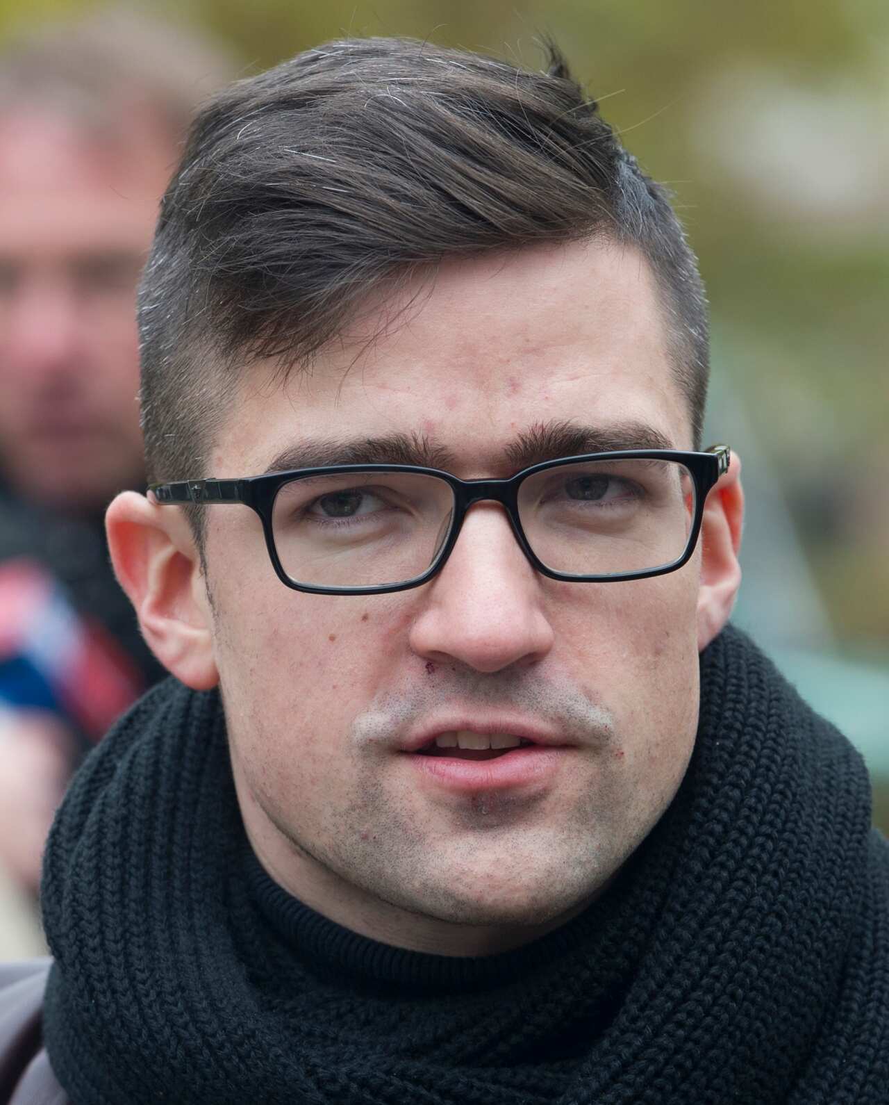 Martin Sellner, leader of the right-wing populist Identitarian movement of Austria.