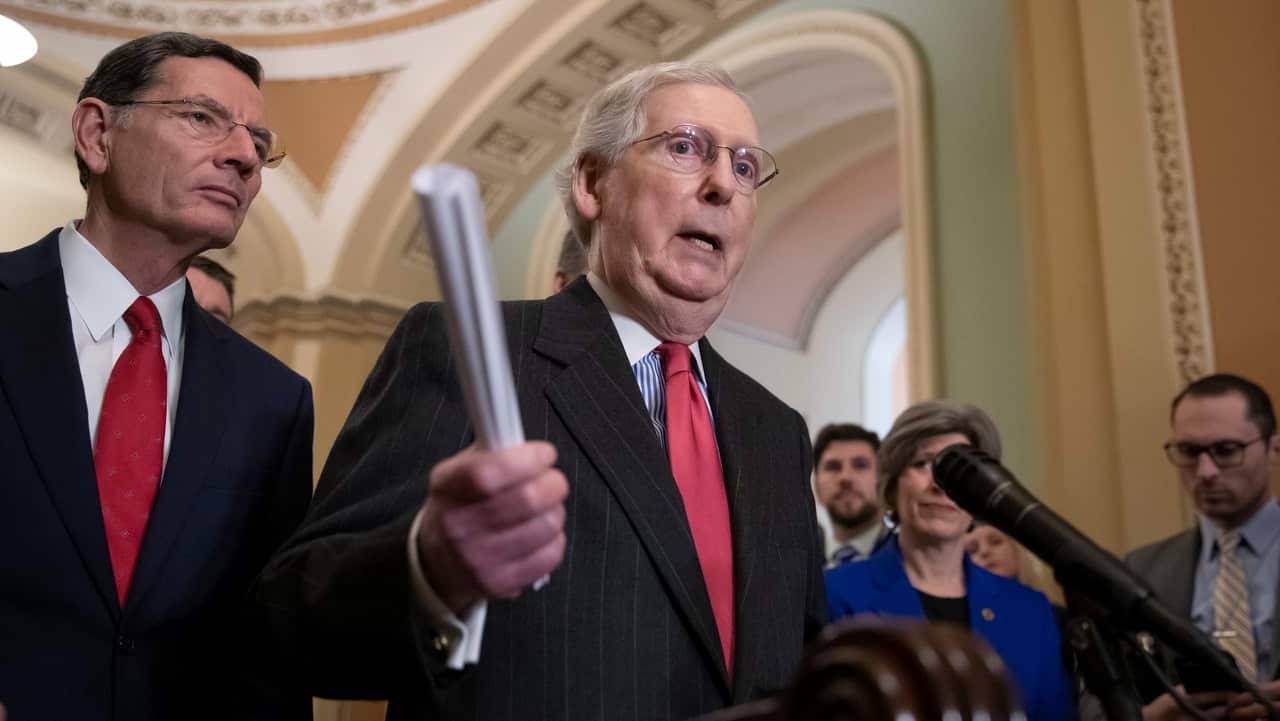 Senate Majority Leader Mitch McConnell.