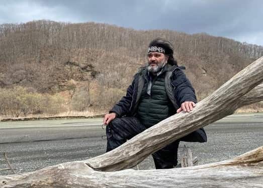 Debo Akibe, Director of the Ainu performing group at the Tokyo 2020 Olympics.