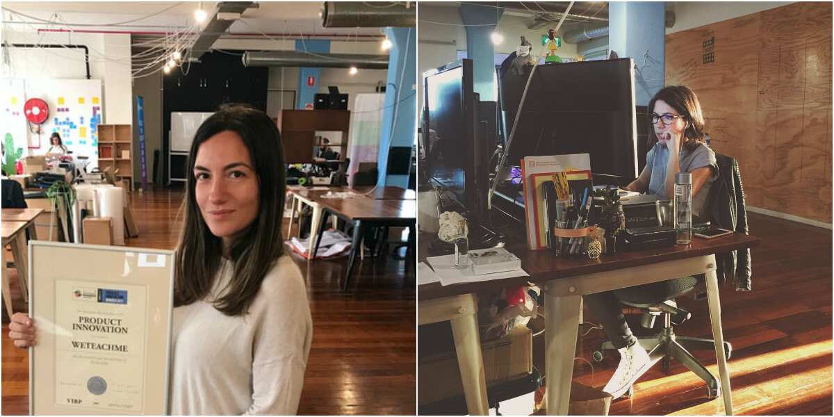 Compilation photo of Demi Markogiannaki and Ellie Marda