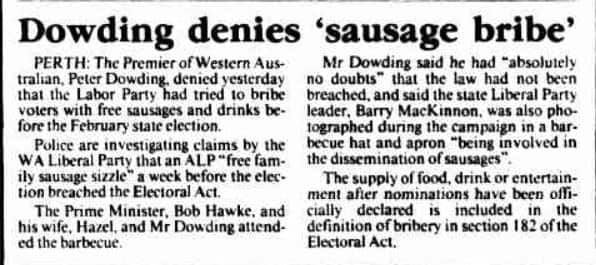 Democracy sausage