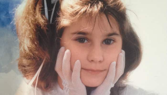 Marian Vidal de niña.