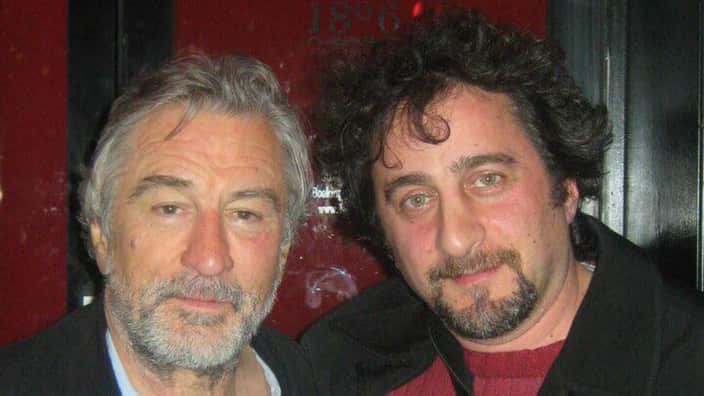 Peter Kalos (R) with Robert De Niro (L)