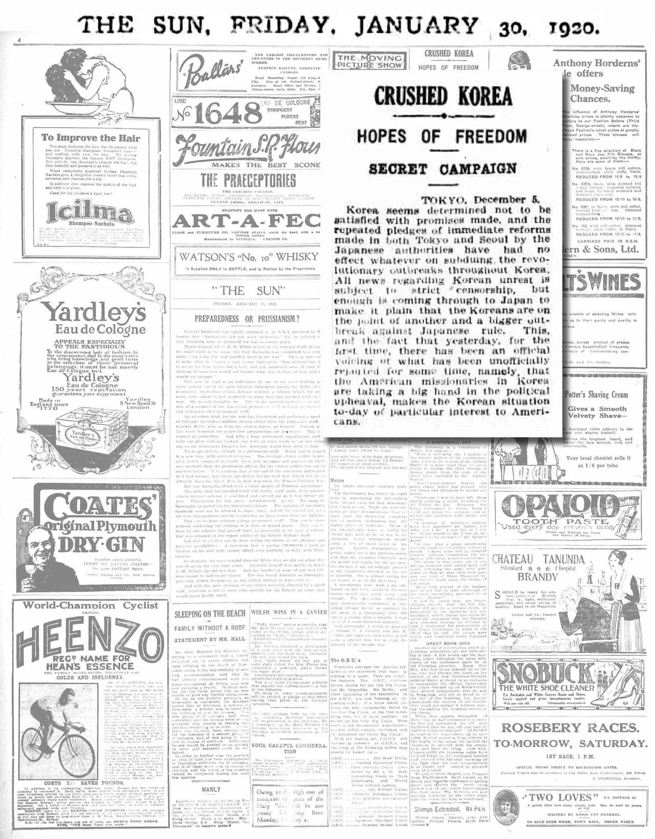 Page image from the National Library of Australia's Newspaper Digitisation Program