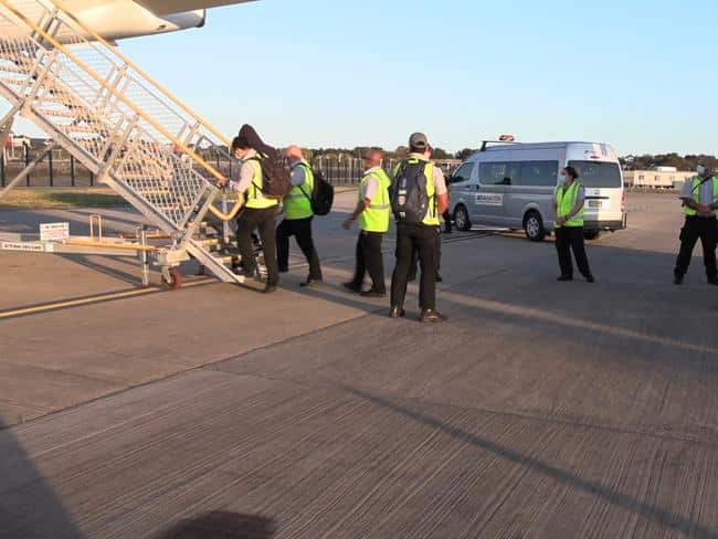 All 38 people left the country last Tuesday