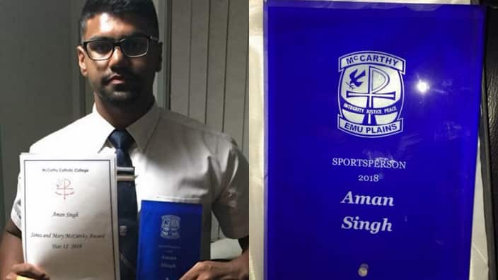 Rugby player Aman Singh