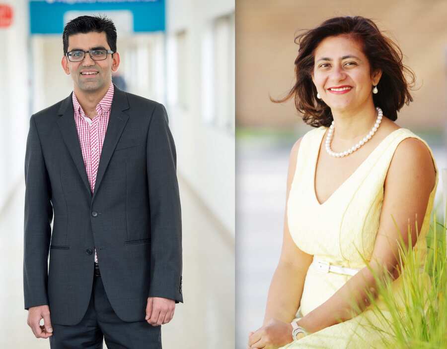 Dr Atul Malhotra (left) and Dr Arunaz Kumar (right)