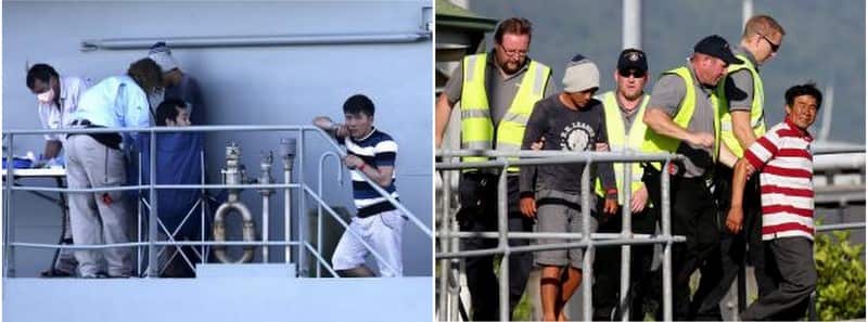 Australian Border Force have captured 28 illegal Vietnamese fishermen in two vessels off Lockhart River and brought them to HMAS Cairns.
