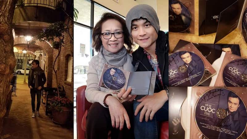 Huỳnh Phi Tiễn và ca sĩ Thanh Thúy trước chuyến đi lưu diễn Úc Châu của anh cùng CD mới