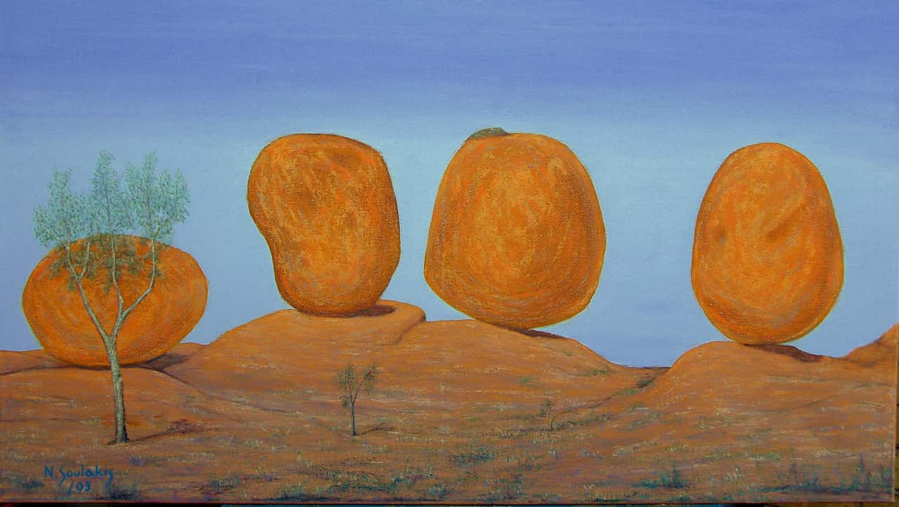 "Devils Marbles", by Nikos Soulakis