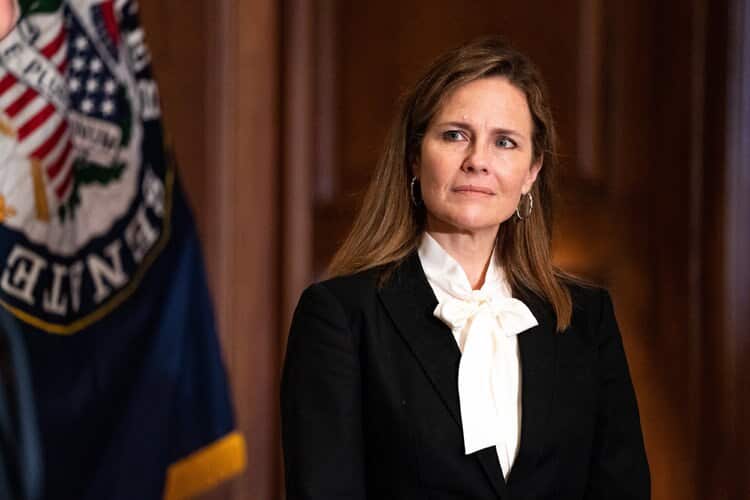Amy Coney Barrett é a indicada de Trump para a Suprema Corte.