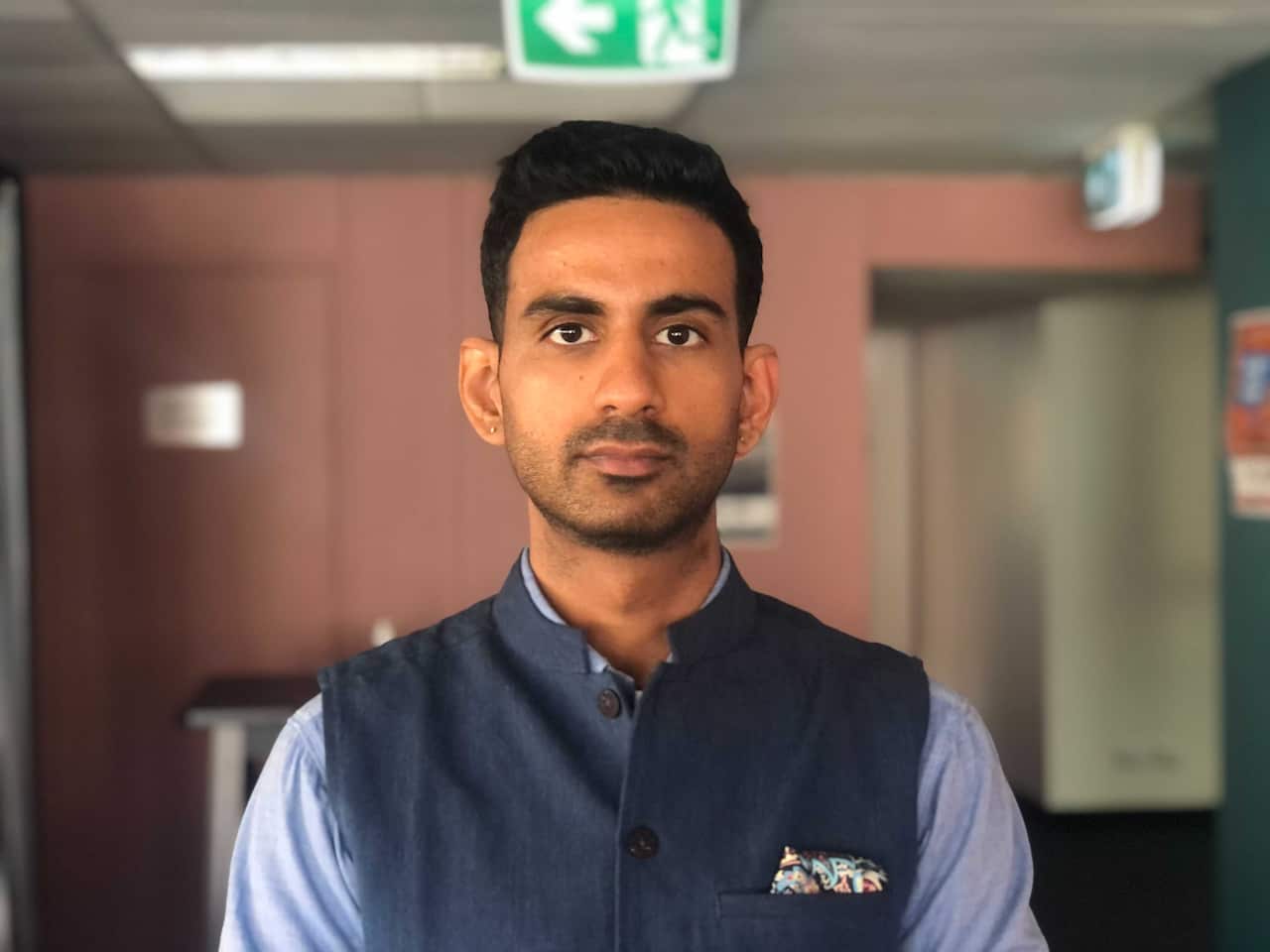 Abhishek Singh says the hub helped him to feel supported while living in Australia.