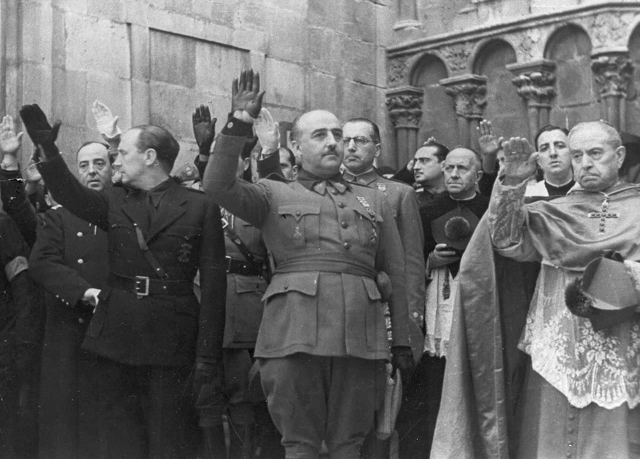 Former Spanish dictator Francisco Franco.