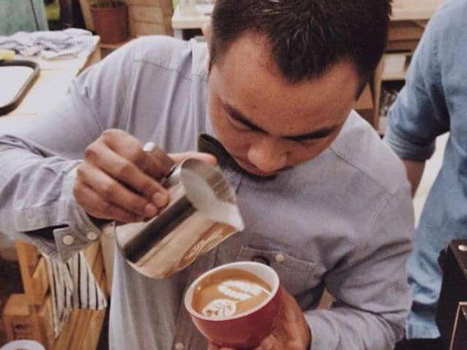 Dhana Tamang 6 times UK Latte Art champion