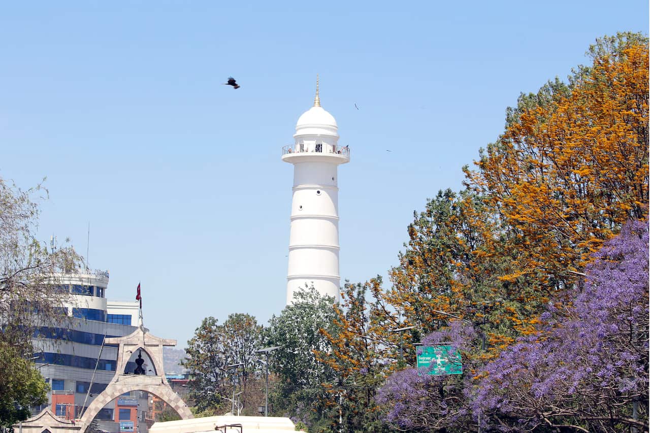 Dharara tower rebuilt in Kathmandu