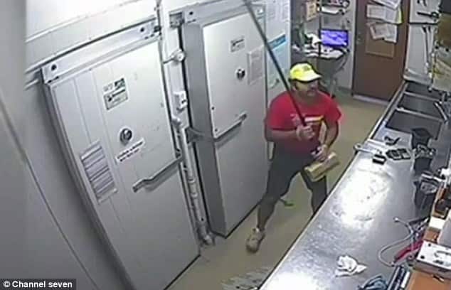 Subway, burglar