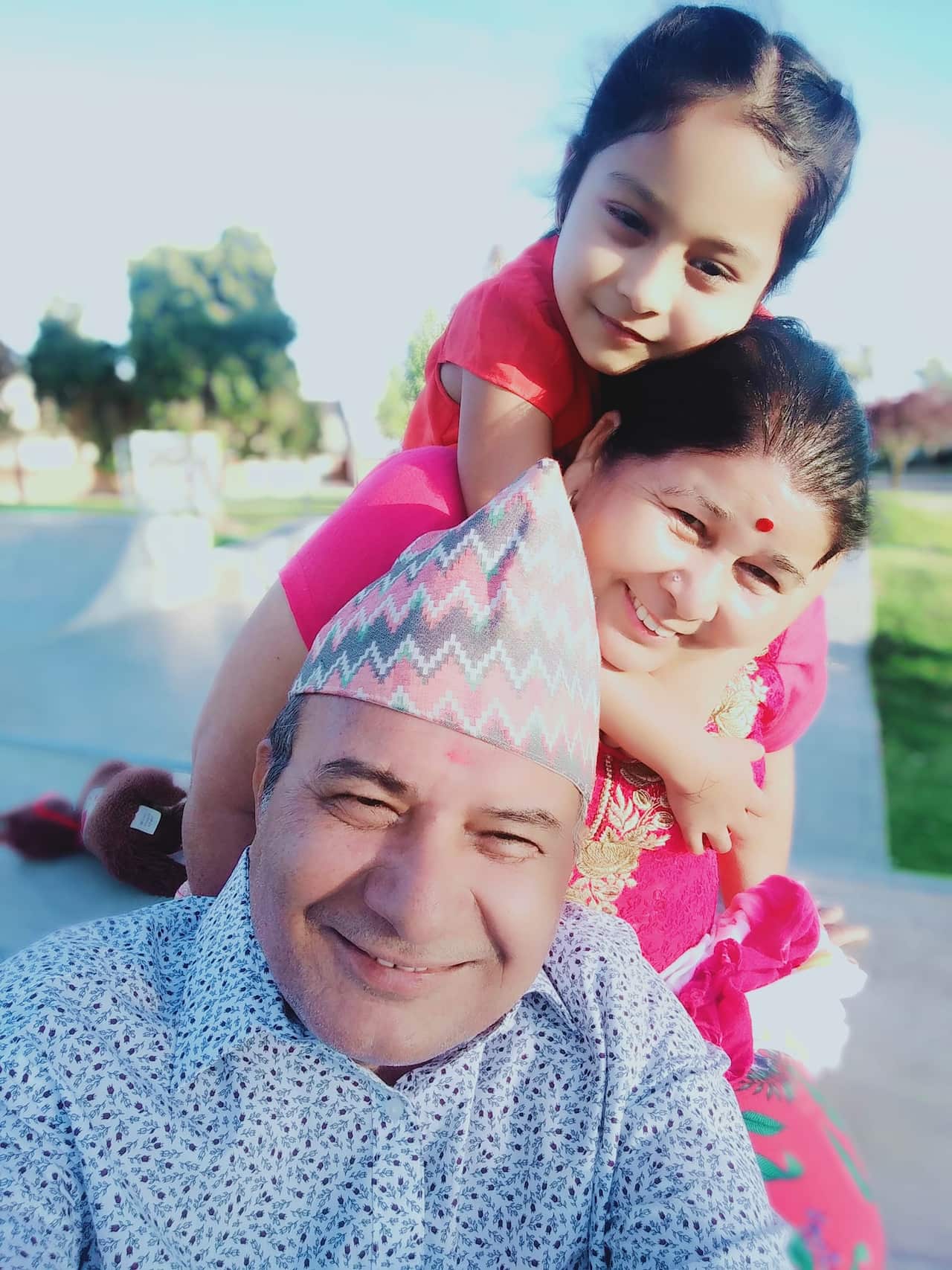 nepali grandparents_nepali_dhanraj giri and family