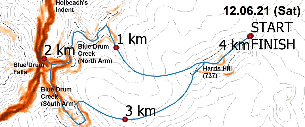 出事當日路線圖。