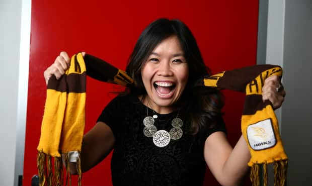 Hawks fan Diana Nguyen will call the Bulldogs-Tigers match in Vietnamese