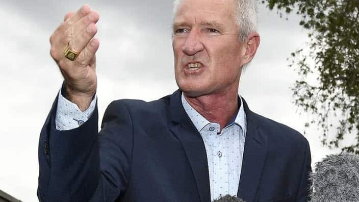 Footage of Mr Dickson was captured by an undercover journalist and leaked to A Current Affair.