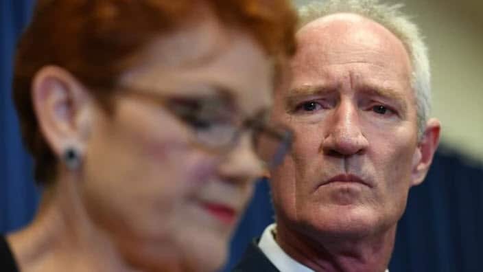 One Nation leader Pauline Hanson held a press conference on Tuesday morning.