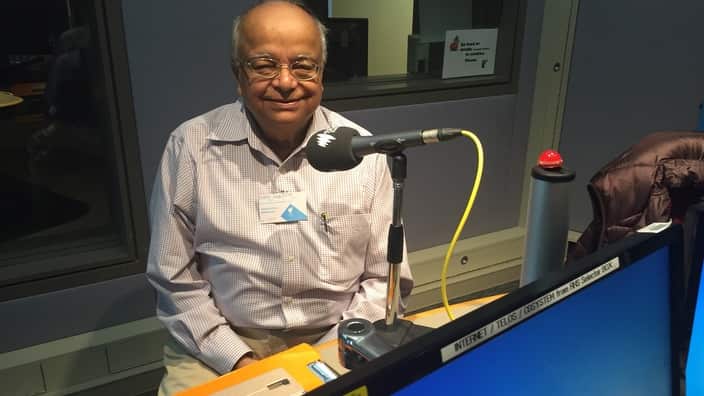 Dr Dinesh Sood, President of ISCA at SBS Melbourne studios