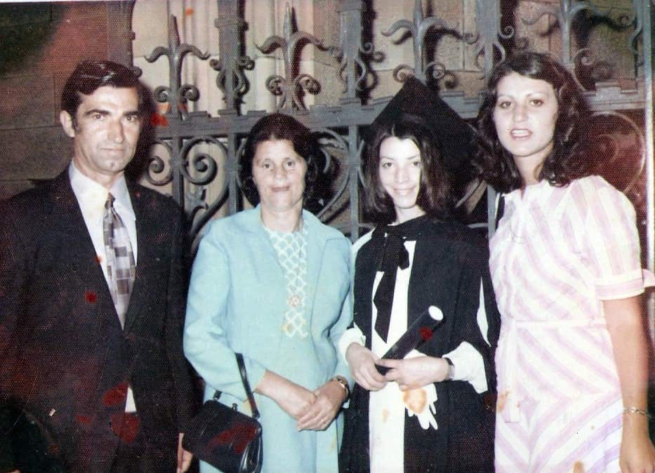 Dobrinka Stanefska graduation day University of Sydney 1975 