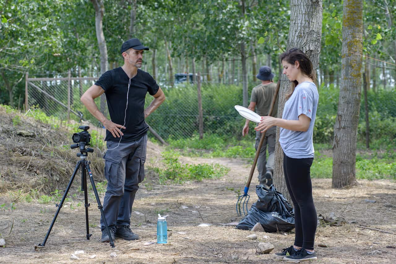 The Diglife documentary director Chris Davies and producer Zorana Kataranovski  