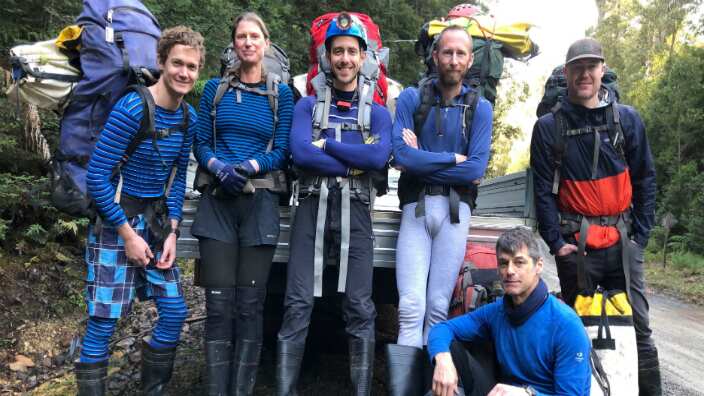 (L-R) Stephen Fordyce, Serena Benjamin, Gabriel Kinzler, Alan Jackson, Stefan Eberhard and Fraser Johnston.